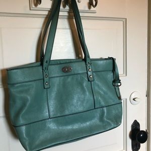 Fossil Teal Purse